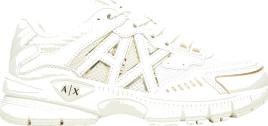 Armani Exchange Dame Sko Hvit 37 EU, Armani Exchange Dame Sko Hvit 37 EU,