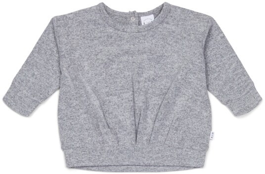Luca &  Lola Rosella Genser Baby Grey Melange 56