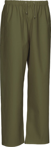 Elka Regnbukser PU/PVC 302400 oliven Str. XS