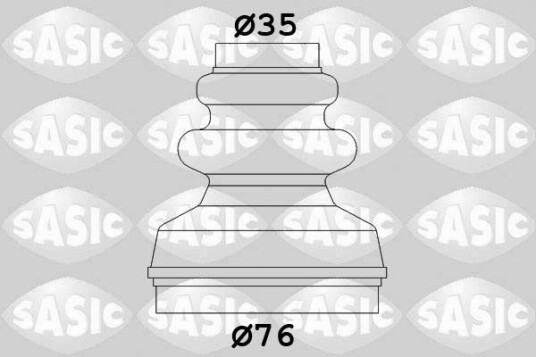 Sasic Mansjett drivaksel SASIC 2873813