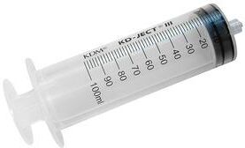 KD Ject III sprøyte 3 k 100ml LL centrisk grad 2ml   25 stk.
