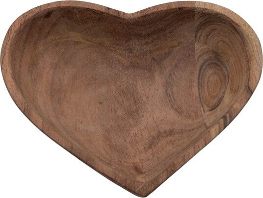 Sögne Home - Hjerteskål small 19x16 cm akasietre
