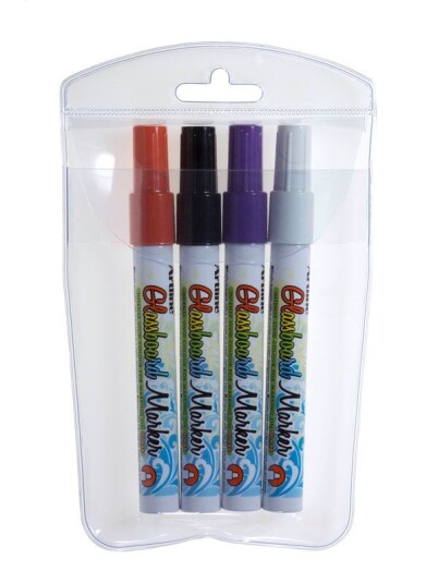 Artline EPG-4/4W1 Glassboard Marker set Hvit Svart Viol