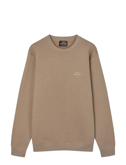 Mads Nørgaard Standard Crew Logo Sweat Fav Brown L Mads Nørgaard Standard Crew Logo Sweat Fav Brown L