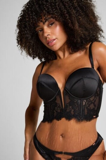 Hunkemöller Grace Mini korsettliv Svart