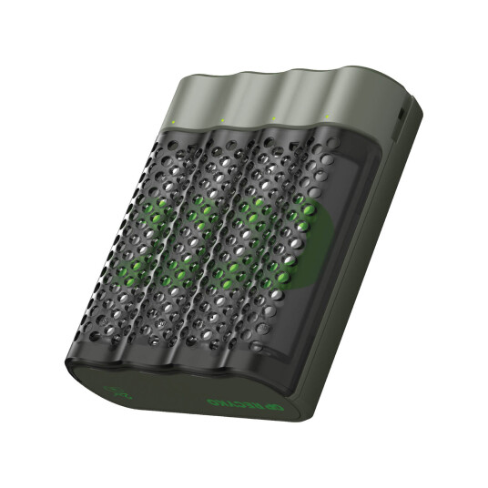 GP Batterilader Speed Charger M452 4xAA 2600mAh GP Batterilader Speed Charger M452 4xAA 2600mAh