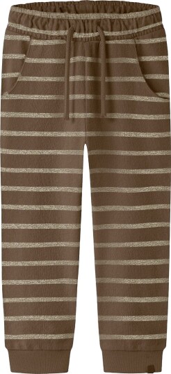 Lil" Atelier Bukser   Loose   NmmOby   Teak/Turteldue   Lil Atelier   5 år (110)   Bukser   bomull Brun Gull