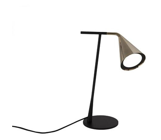 TOOY Gordon 561.31 Bordlampe Matt Sort/ Børstet Messing
