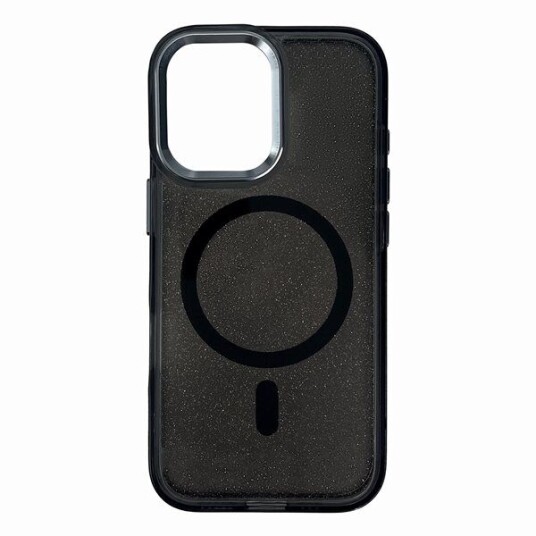 Hurtel Glitter MagSafe Deksel for Samsung Galaxy S25 Edge Svart