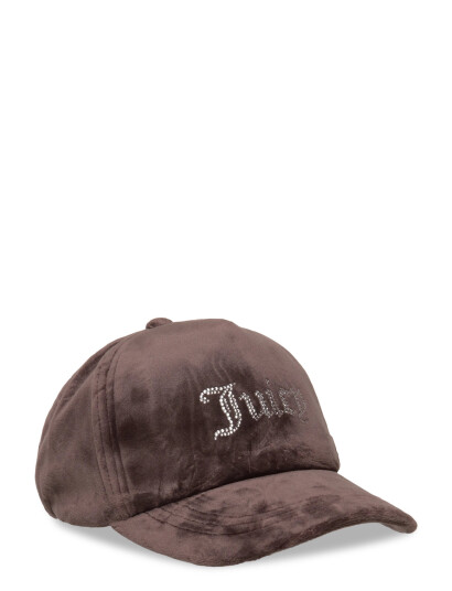 Juicy Couture Veronica Velour & Diamante Baseball Cap - Brown - ONE SIZE Juicy Couture Veronica Velour & Diamante Baseball Cap - Brown - ONE SIZE