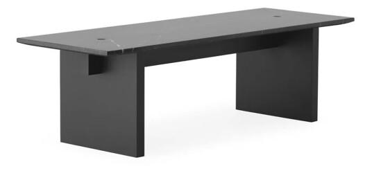 Normann Copenhagen Solid Table salongbord 130 x 38,5 x 40 cm Black
