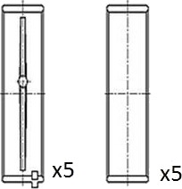 FAI AutoParts BM1024-STD Veivaksellager