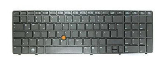 HP Keyboard (DENEMARK) - Tastatur - Svart