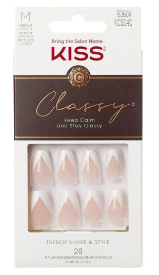 KISS Classy Nails Silk Dress 28pcs