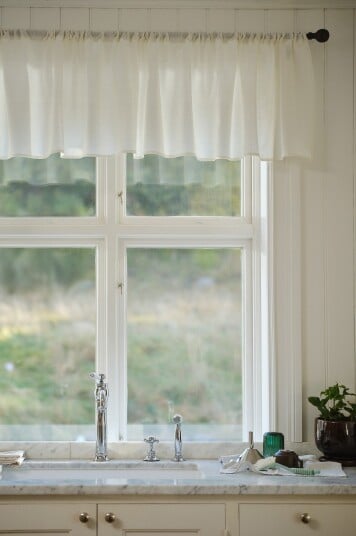 Jotex Gardinkappe Linblanding Naturvit LILL 21985870168