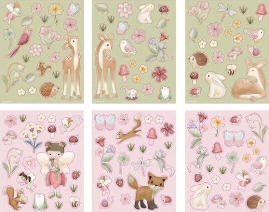 Little Dutch Bambolino Toys Fairy Garden Sticker Set