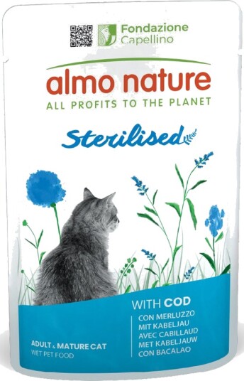 Almo Nature Functional Sterilised Torsk 6 X 70 G