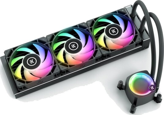 EK Nucleus AIO CR360 Lux D RGB svart 8237090 EK Nucleus AIO CR360 Lux D RGB svart 8237090