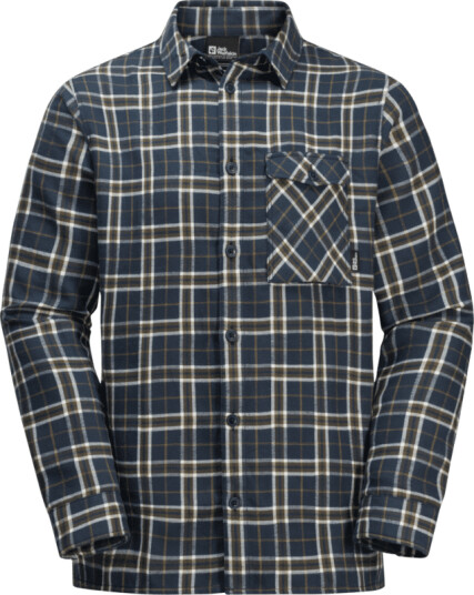 Jack Wolfskin Men's Morgenluft Shirt S , Night Blue 41 Jack Wolfskin Men's Morgenluft Shirt S , Night Blue 41
