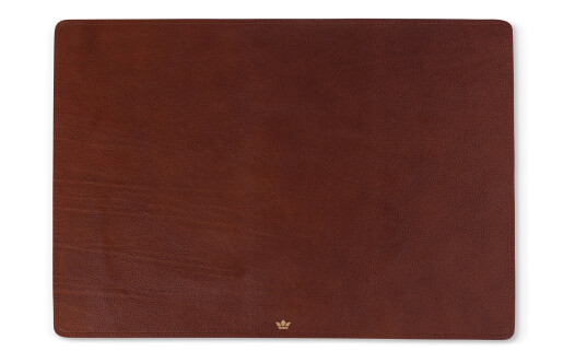 DUTCHDELUXES Spisebrikke i skinn, 48x33cm, Klassisk Brun DUTCHDELUXES Spisebrikke i skinn, 48x33cm, Klassisk Brun