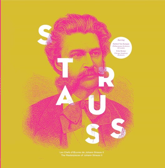 Herbert Von Karajan Philharmonia Orchestra Fritz Reiner Chicago Symphony Orchestra The Masterpieces of Johan Strauss II LP/Vinyl Herbert Von Karajan Philharmonia Orchestra Fritz Reiner Chicago Symphony Orchestra The Masterpieces of Johan Strauss II LP/Vinyl