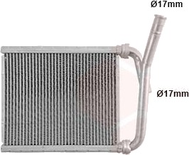 Varmeapparat register VAN WEZEL 53016701 Varmeapparat register VAN WEZEL 53016701