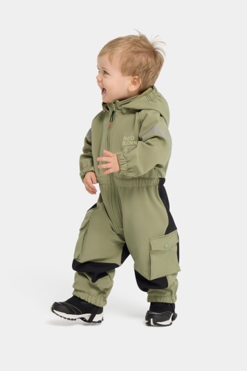 Nordbjörn Björnholmen Softshelldress Grønn 110