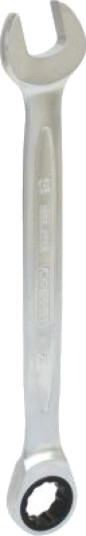 KS Tools 503.4218 18 mm Kromvanadium Kombinasjonsnøkkel med Skralle DIN 3113