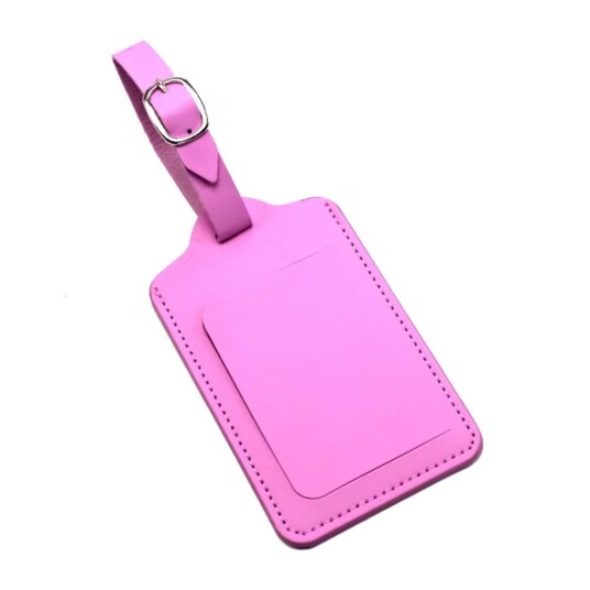 Rosa Addrid Leather Bagage Bagage Administration Pag Tag Rosa Addrid Leather Bagage Bagage Administration Pag Tag