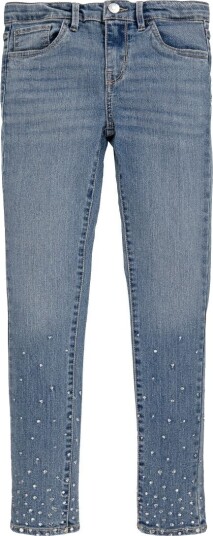 Levis Jeans 710 Super Skinny Glitrende natt Levis 16 år 176 Jeans Blå