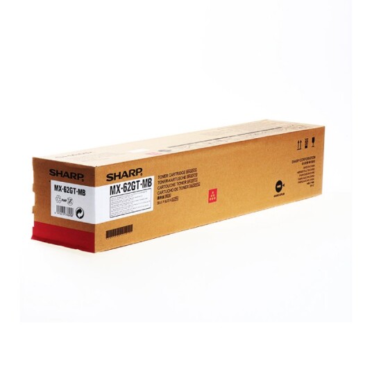 Sharp Mx62gtma - Magenta - Original - Tonerpatron - For Sharp Mx-6240N, Mx-6500N, Mx-7040N, Mx-7500N