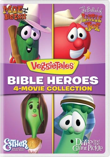 Veggietales: Bible Heroes  4Movie Collection DVD