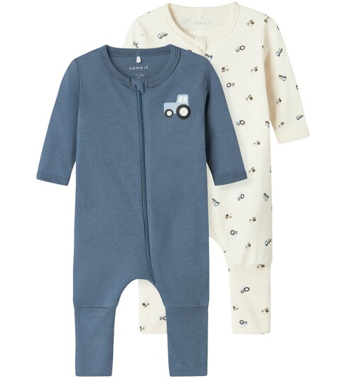 Name It Sleep overall 2-pakning Jet Stream Name It Sleep overall 2-pakning Jet Stream