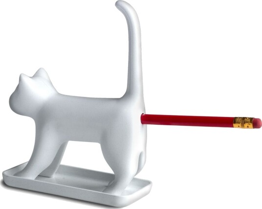 Winkee Blyantspisser Katt med Lyd Hvit og Humoristisk Design Winkee Blyantspisser Katt med Lyd Hvit og Humoristisk Design