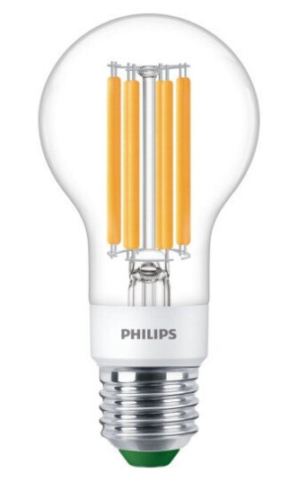 Philips 10 stk Master Ultra Efficient Standard Dim 4W 827 840 lm E27 klar glass
