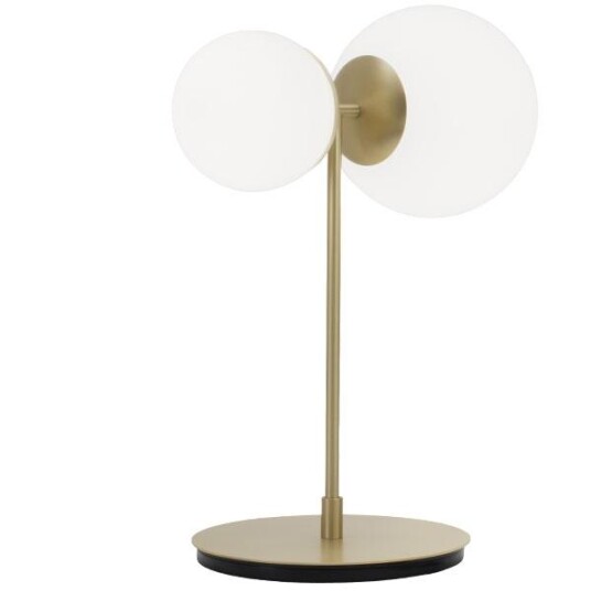 TATO Biba Bordlampe Hvit & Messing TATO Biba Bordlampe Hvit & Messing