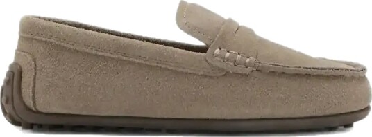 Mango Leather Loafers Brown 28