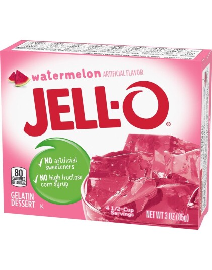 Jell O Watermelon   Gelé Dessert   85 g USA Import