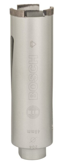 Bosch Diamanttørrborkrone G 1/2" 48 mm, 150 mm, 3 segmenter, 7 mm Bosch Diamanttørrborkrone G 1/2" 48 mm, 150 mm, 3 segmenter, 7 mm