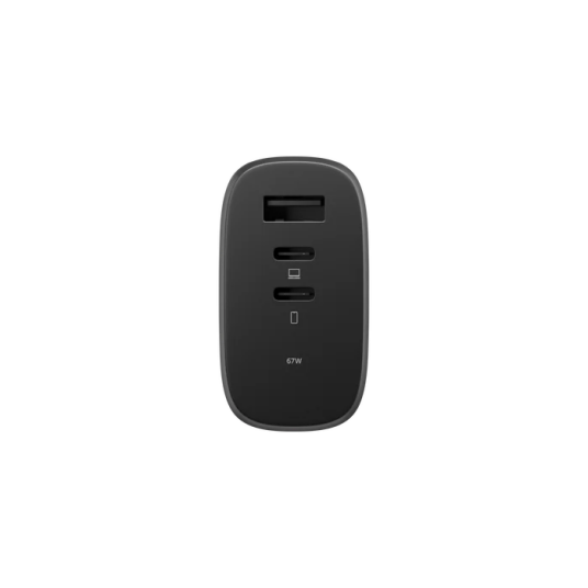 Native Union 67W GaN 3 ports Hurtiglader Svart