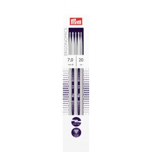 Prym Ergonomics Strømpepinde Plast 20cm 7,00mm / 7.9in US10¾