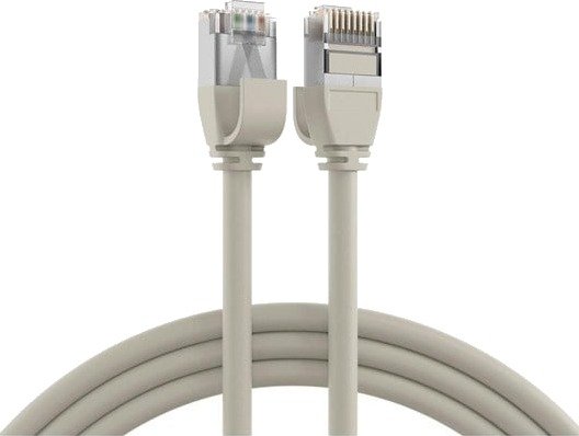 Rj45 Patchkabel U/Ftp Cat.6A Råkabel Tpe 4.0Mm Ultraflex 3M Grå Den Skjermede Cat.6A Rj45 Patchkabelen Garanterer Meget Gode Egenskaper For 10 Gigabit Ethernet-Applikasjoner.Tpe Ytre Kappe Gjør Kabelen Svært Fleksibel Og Derfor Enklere Å Bruke.