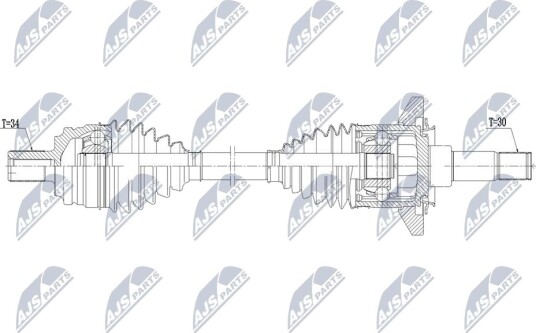 Nty Drivaksel NTY NPW ME 224