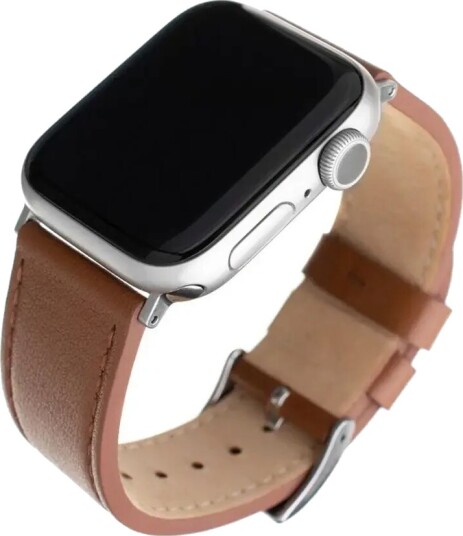 Fixed Apple Watch (42 / 44 / SE / 45 / 49 mm) Ekte Skinn Reim - Brun