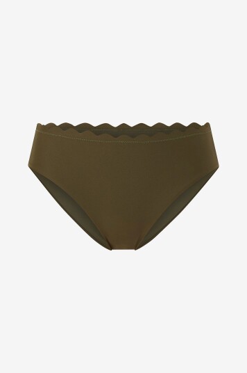 KAANDA Beach life - Bikinitruser Venus Mid Rise Bottom - Grønn