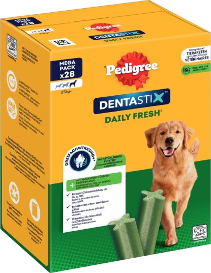 Pedigree Dentastix Daily Fresh Store Hunder 28 Stk