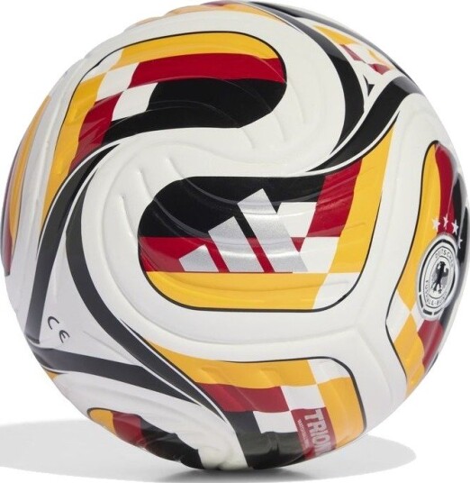 adidas Fotball Tyskland Mini Hjem World Cup 2026 Hvit/Rød/Gull Str. 1