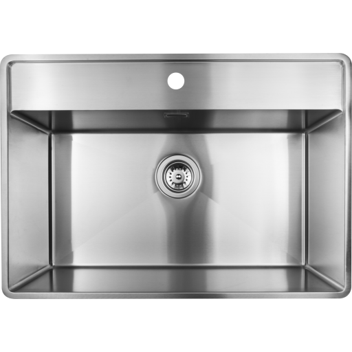 Secher Kolding 700 BK1 kjøkkenvask 73x51 cm rustfritt stål
