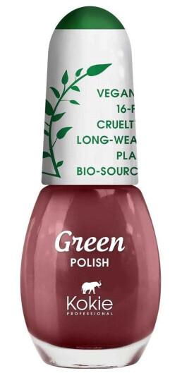 Kokie Cosmetics Green Nail Polish Wild Rose