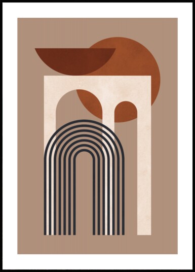 Geometric composition 3 Plakat / 100x150